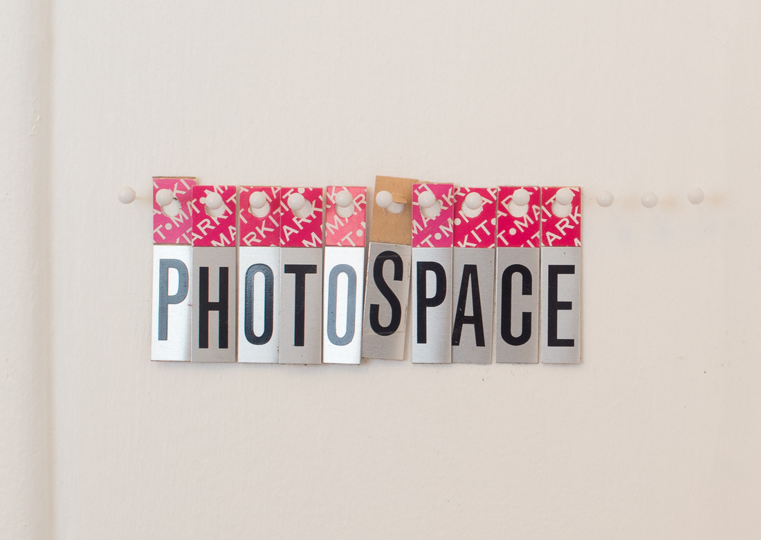 PHOTOSPACE anagram art installation - photospace