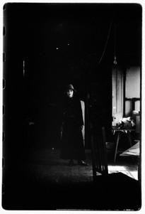 Annie Carew in my first studio in Kiwi Rd, Devonport, 1976. Photo: Sally Griffin, Photospace Gallery Wellington 2015
