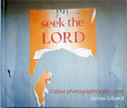 Front cover: 'Colour photographs 1986-2002' by James Gilberd, Photospace Books, new zealand contemporary colour fine art photography