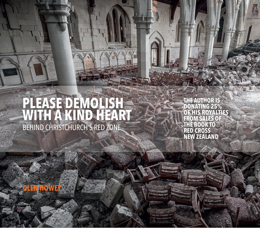 Cover of 'Please Demoloish With A Kind Heart' by Glen Howey, book review by James Gilberd, Photography Matters II blog