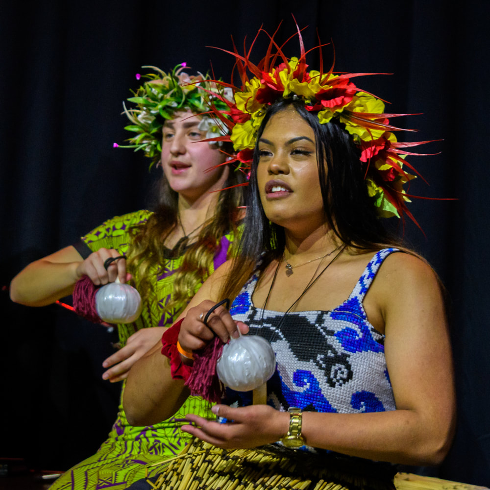 Photo: Ann Kilpatrick, from her Polyfest series, 2021, Northern Region Polyfest event Te Rauparaha Arena Porirua 2021, Photospace Gallery contemporary New Zealand Photography