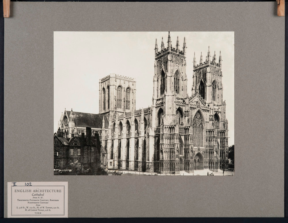Vintage Alinari photograph - Cathedral, York, UK, Photospace Gallery 37 Courtenay Place Wellington New Zealand, large set of vintage Alinari photograph boxed available for sale