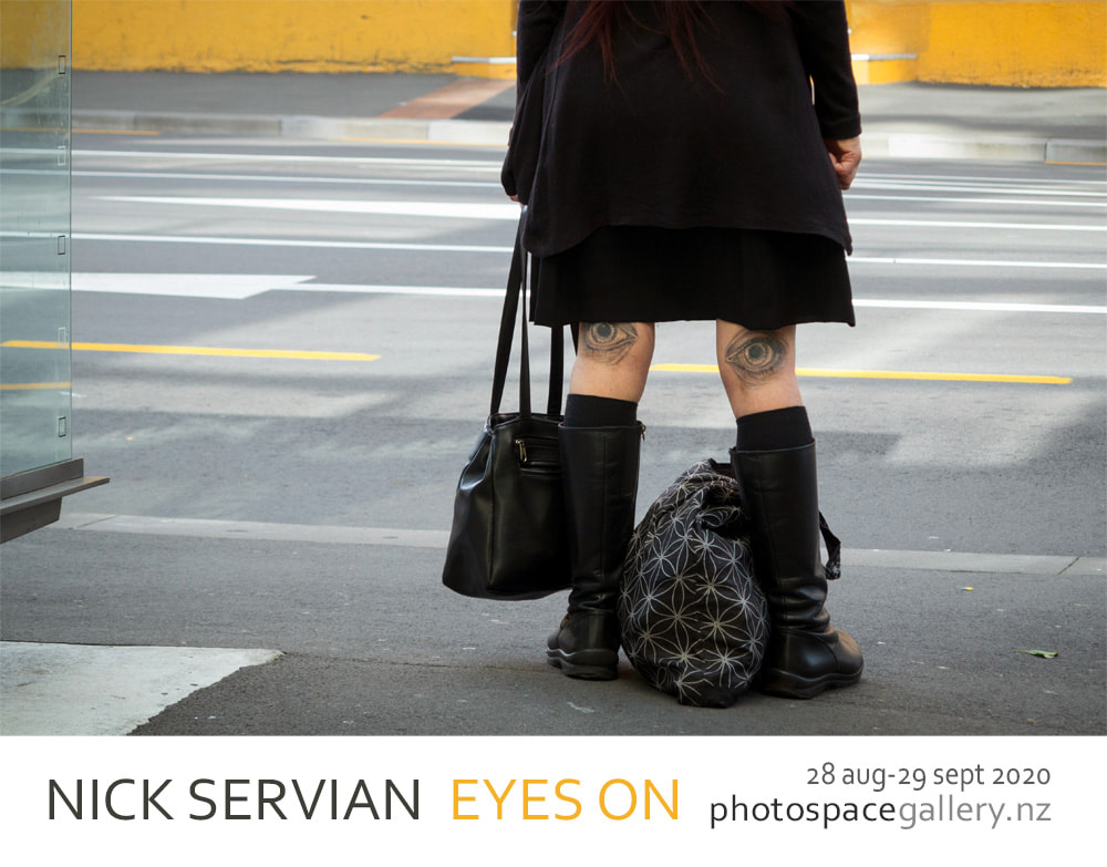 PNick Servian 'Eyes On' exhibition at Photospace Gallery, Wellington New Zealand, 28 Aug to 29 Sept 2020, NZ contemporary photography, street photography