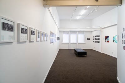 Photospace Gallery, Wellington, Interior view of main gallery room, New Zealand contemporary photography exhibition space, photographic galleryt in Wellington New Zealand, NZ contemporary fine art photography gallery