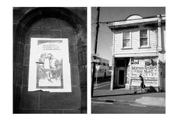 Christine Szabados, 'Notice' from 'Intersect' series, 2016 - diptych silver-gelatin prints, New Zealand fine art photographic artist, Photospace Gallery Wellington NZ