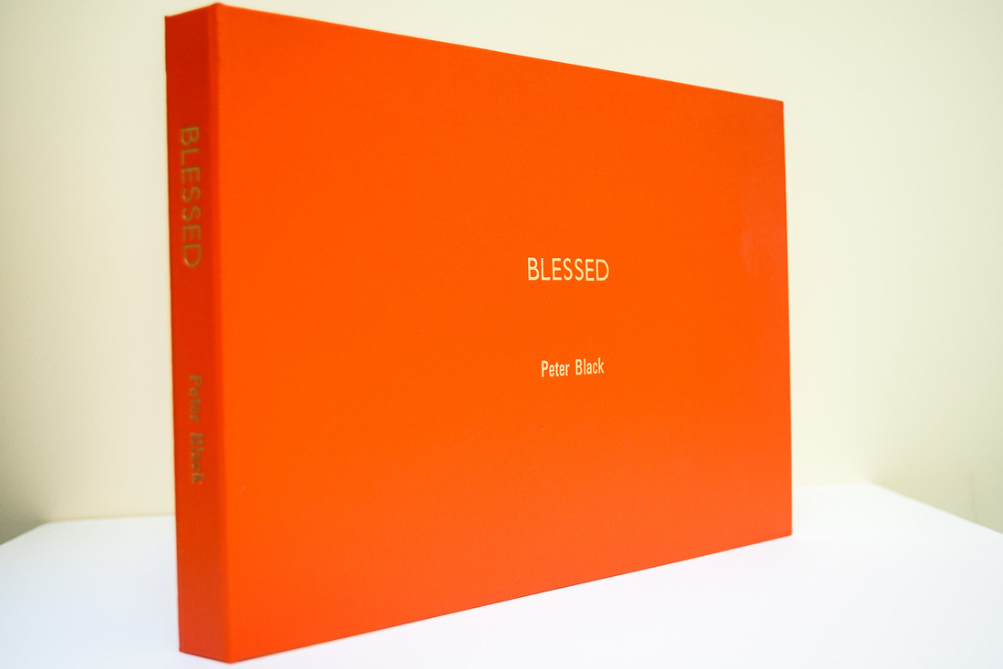 Photo of cover of 'Blessed' by Peter Black, Photospace Gallery Wellington New Zealand