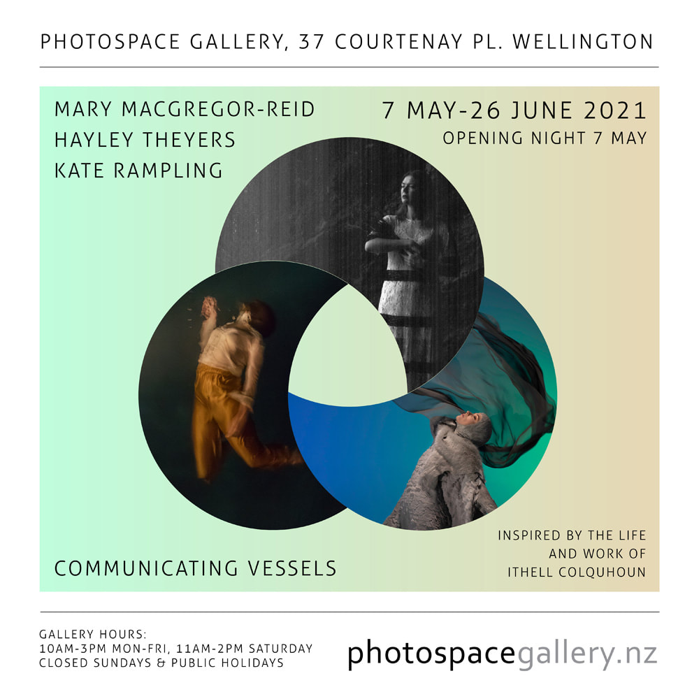 Communicating Vessels by Hayley Theyers, Mary Macgregor-Reid and Kate Rampling - Photospace Gallery, 7 May to 26 June 2021, inspired by the life and work of Ithell Colquhoun, contemporary New Zealand fine art phototgraphy gallery, photospace gallery 37 Courtenay Place Wellington Aotearoa New Zealand
