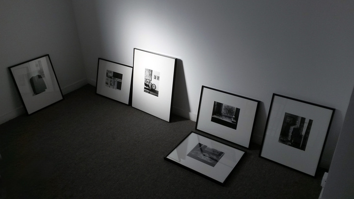 John Fields' photos framed and ready to hang in Photospace Gallery, August 2016, fine art black and white photography, photogaphic art gallery Wellington New Zealand