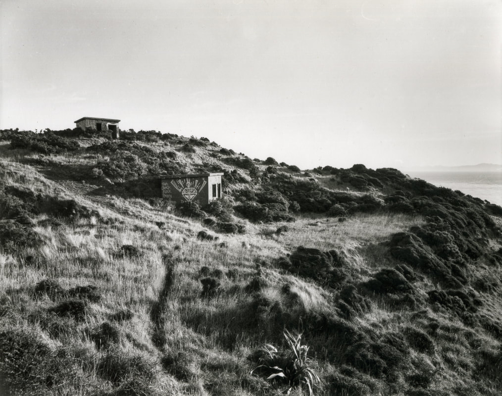 Andrew Ross - 'Climbed up to the WWII bunkers above Red Rocks, 6/5/20, April 2020, what I've done in the lockdown, silver gelatin large format photography, photography during the covid-19 lockdown in New Zealnd, Photospace Gallery contemporary New Zealand photography wellington nz, a month of sundays online exhibition, Levin Horowhenua during Covid-19 lockdown Alert Level 4