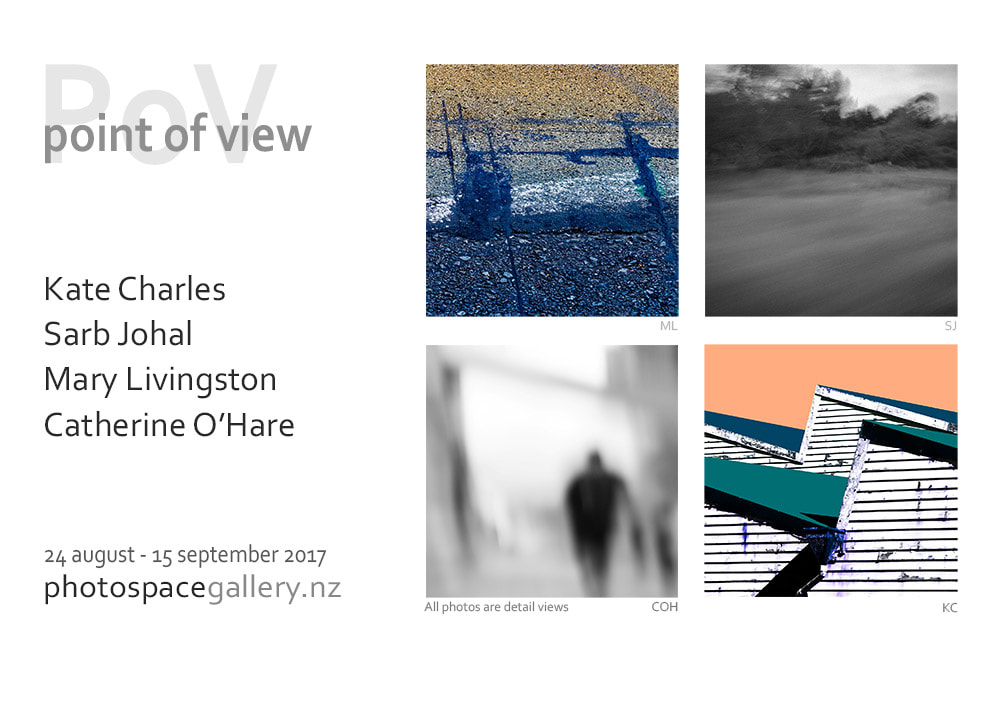 Point of View group photography exhibition, Kate Charles, Sarb Johal, Mary Livingston, Catherine O'Hare, contemporary New Zealand photography exhibition at Photospace Gallery, Wellington NZ