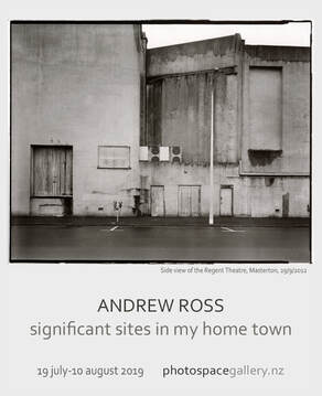 Andrew Ross: Significant sites in my home town, photographs of Masterton New Zealand, collecting new zealand photography, Photospace Gallery contemporary New Zealand photography, large format photography in New Zealand, silver-gelatine contact print, gold selenium toned contact print
