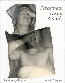 'Piecemeal' - Tracey Kearns - 14 April-6 May 2023, Photospace Gallery contemporary New Zealand photography, 37 Courtenay Place Wellington Aotearoa NZ, Polaroid emulsion lift photographic images, alternative photographic processes, analog photography