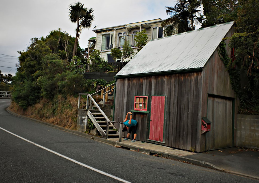Reg Feuz - Cecil Road Walkabout, Wadestown, Wellington, 11 April 2020, photography during the covid-19 lockdown in New Zealnd, Photospace Gallery contemporary New Zealand photography wellington nz, a month of sundays online exhibition