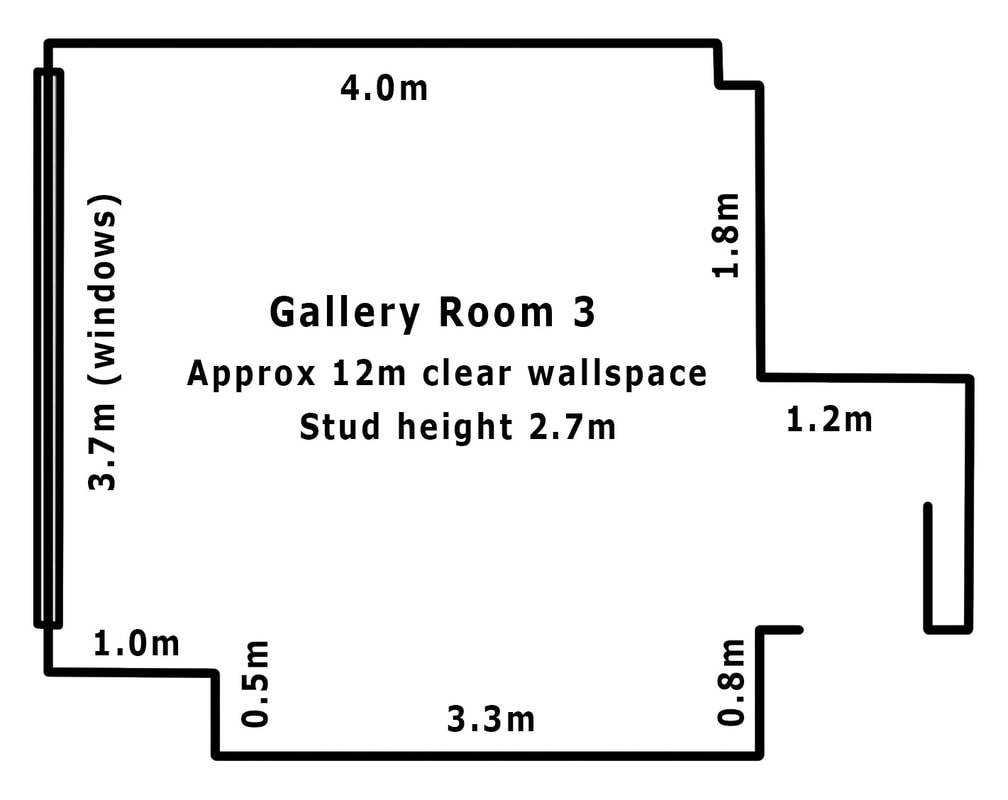 Photospace Gallery layout - Room 3, Photospace Gallery Photography, Wellington New Zealand