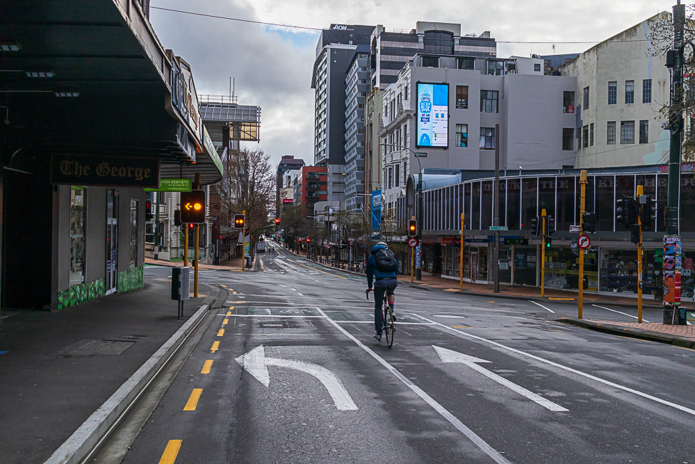 Willis St - photograph by Alex Thomas, 2021, Urban Landscape photography in Wellington New Zealand during covid-19 lockdown 2021, Photospace Gallery Wellington NZ